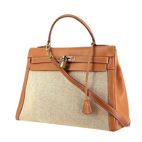 kelly canvas pelle hermes|hermes kelly bag models.